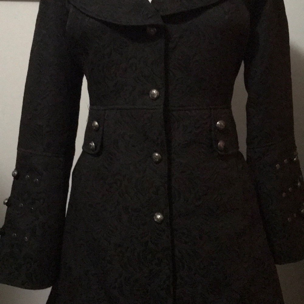 Hearts & Roses Steam Punk Jacket - Picture 4 of 15